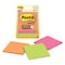 Post-It Post-it 3 in. W X 3 in. L Assorted Sticky Notes 3 pad, PK3 3321-SSAU - alternate 3